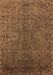 Oriental Brown Traditional Rug, urb2419brn