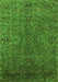 Oriental Green Traditional Rug, urb2419grn