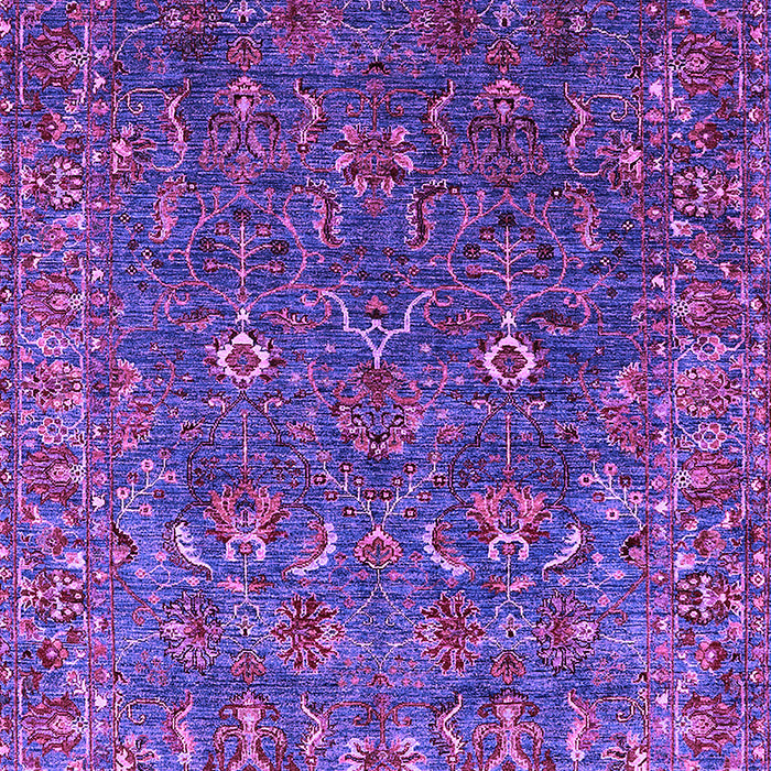 Machine Washable Oriental Purple Traditional Area Rugs, wshurb2420pur