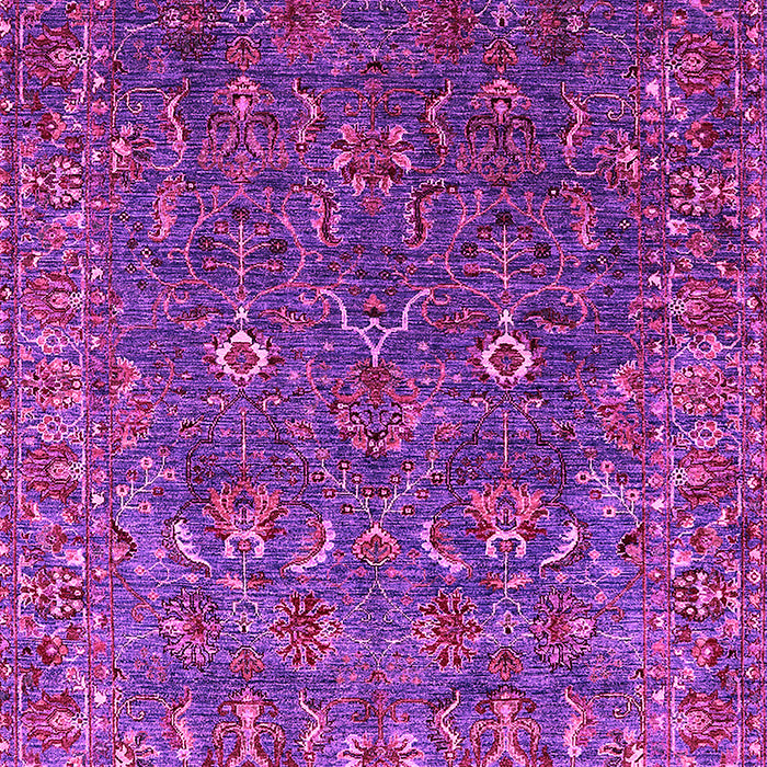 Machine Washable Oriental Pink Traditional Rug, wshurb2420pnk