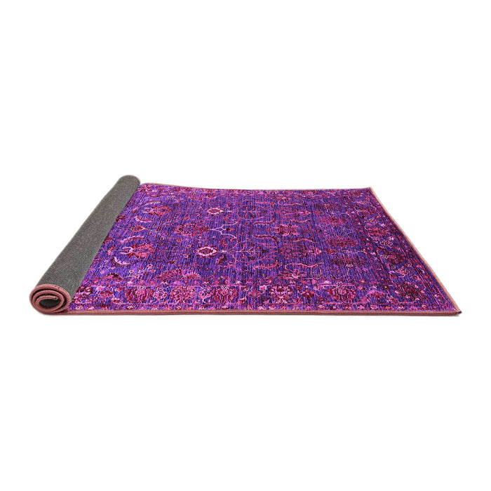 Sideview of Oriental Pink Traditional Rug, urb2420pnk