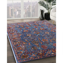 Machine Washable Industrial Modern Velvet Maroon Purple Rug in a Family Room, wshurb2420