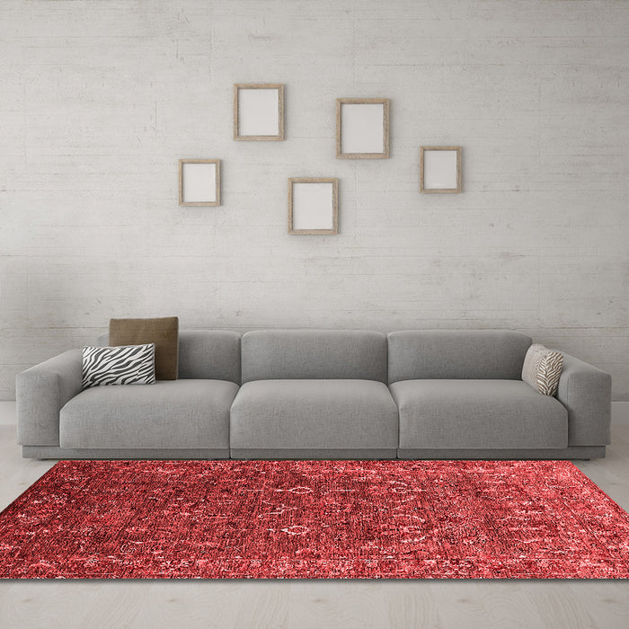 Traditional Red Washable Rugs