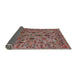 Sideview of Mid-Century Modern Pink Oriental Rug, urb2421