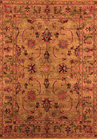 Oriental Orange Industrial Rug, urb2421org