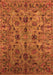 Oriental Orange Industrial Rug, urb2421org