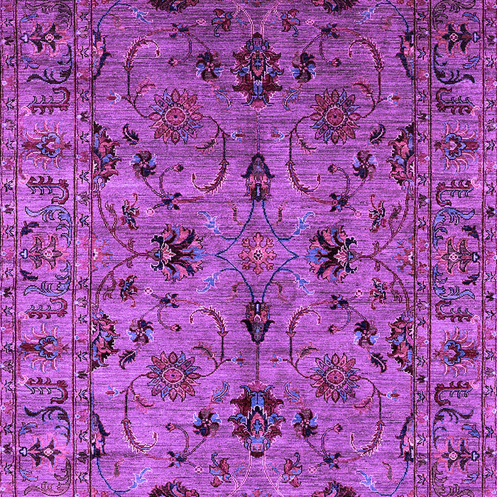 Machine Washable Oriental Purple Industrial Area Rugs, wshurb2421pur