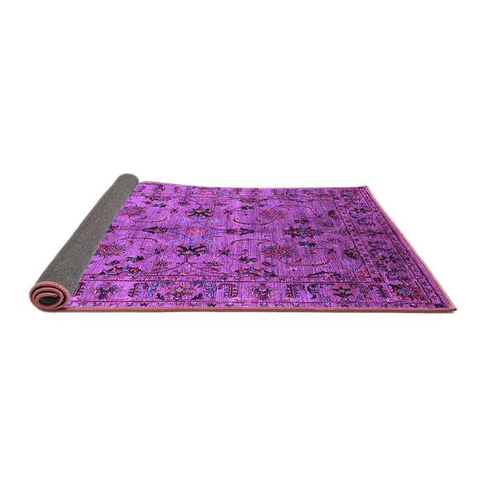 Sideview of Oriental Purple Industrial Rug, urb2421pur