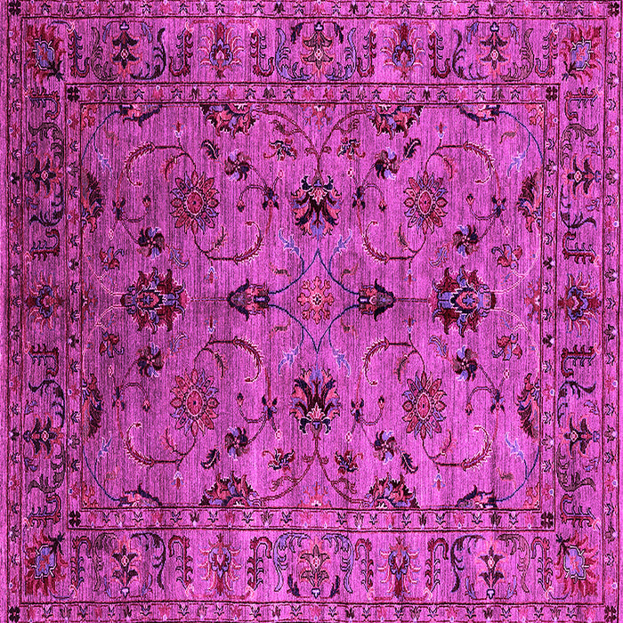 Square Oriental Pink Industrial Rug, urb2421pnk