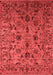 Oriental Red Industrial Area Rugs