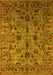 Oriental Yellow Industrial Rug, urb2421yw