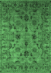 Oriental Emerald Green Industrial Rug, urb2421emgrn