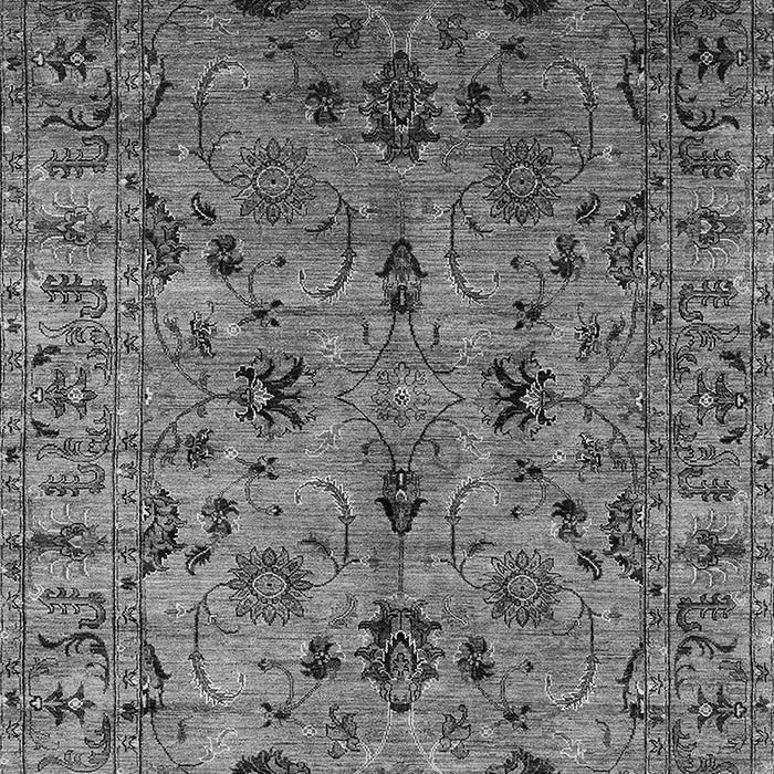 Machine Washable Oriental Gray Industrial Rug, wshurb2421gry