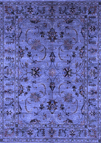 Oriental Blue Industrial Rug, urb2421blu