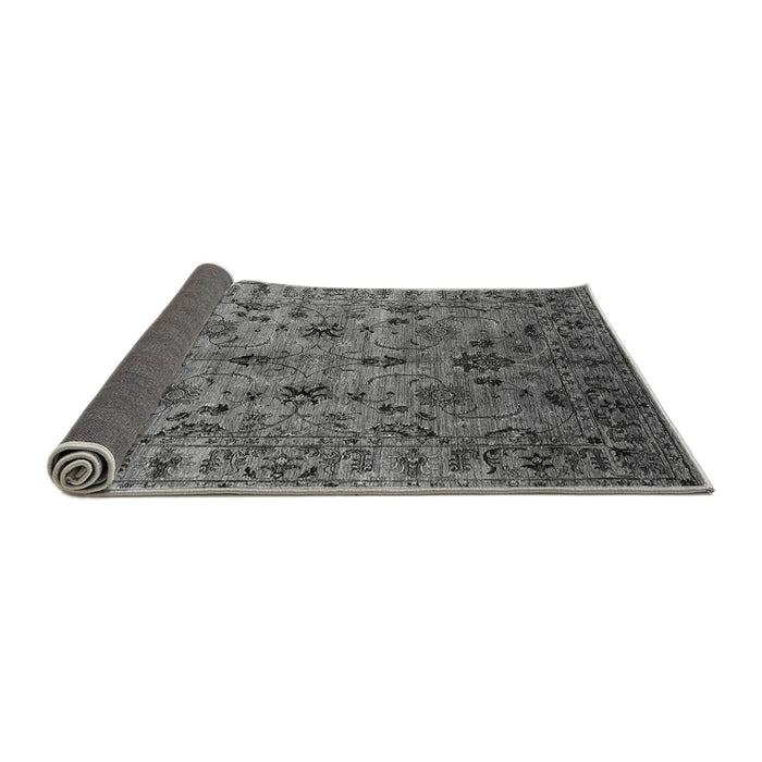 Sideview of Oriental Gray Industrial Rug, urb2421gry