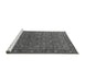 Sideview of Machine Washable Oriental Gray Traditional Rug, wshurb2422gry