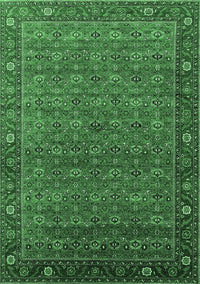 Oriental Emerald Green Traditional Rug, urb2422emgrn