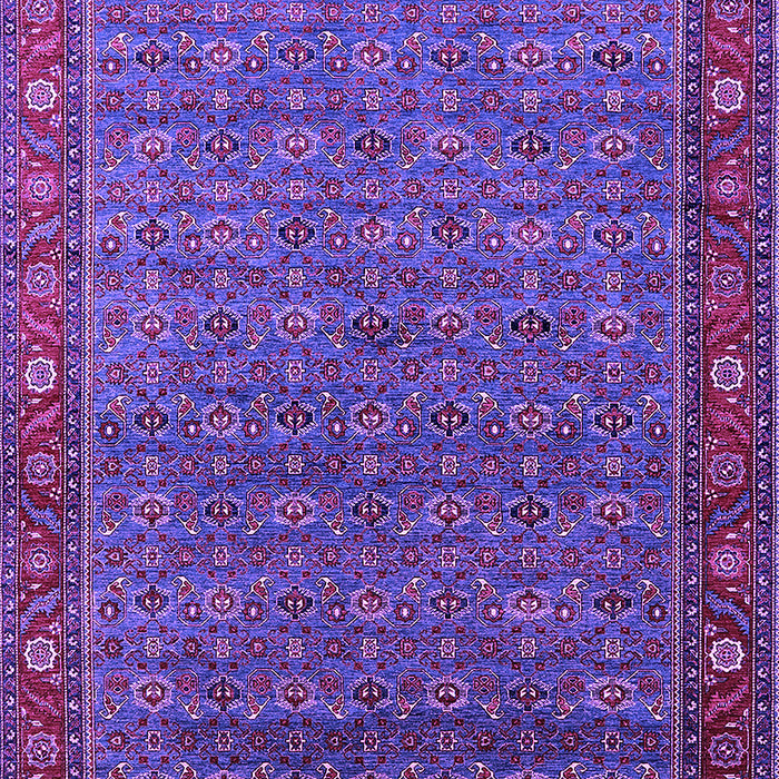 Oriental Purple Traditional Rug, urb2422pur