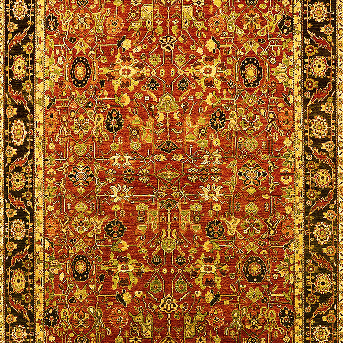 Oriental Yellow Industrial Rug, urb2423yw