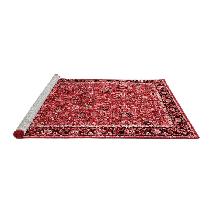 Industrial Red Washable Rugs