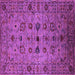 Square Oriental Purple Industrial Rug, urb2424pur