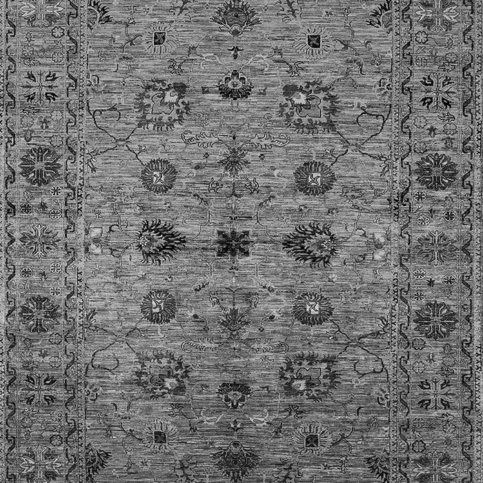 Machine Washable Oriental Gray Industrial Rug, wshurb2424gry