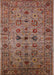 Mid-Century Modern Saffron Red Oriental Rug, urb2424