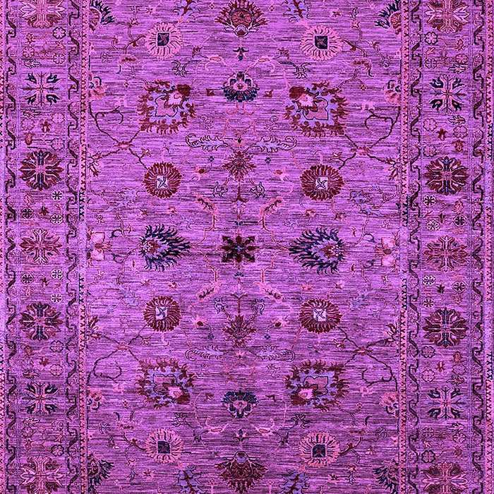 Machine Washable Oriental Purple Industrial Area Rugs, wshurb2424pur