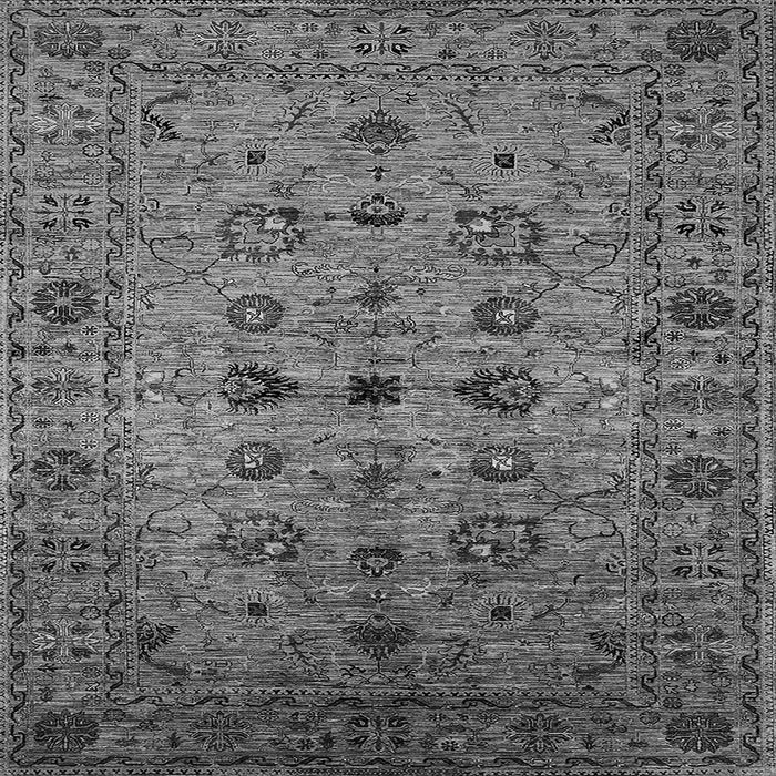 Square Oriental Gray Industrial Rug, urb2424gry