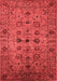 Oriental Red Industrial Area Rugs