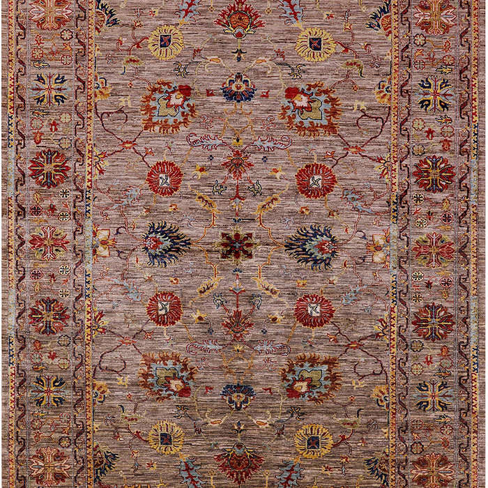 Machine Washable Industrial Modern Saffron Red Rug, wshurb2424