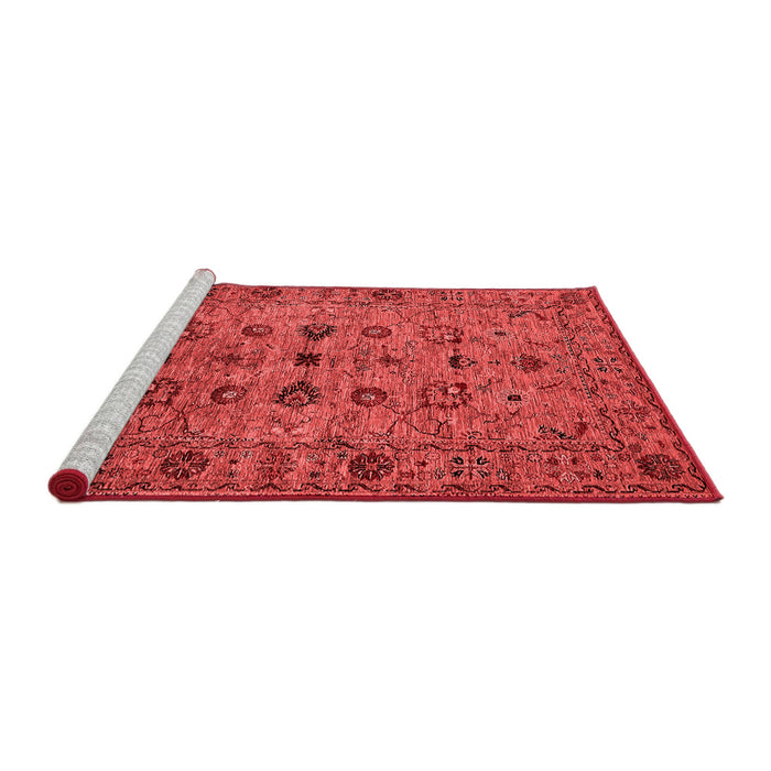 Industrial Red Washable Rugs