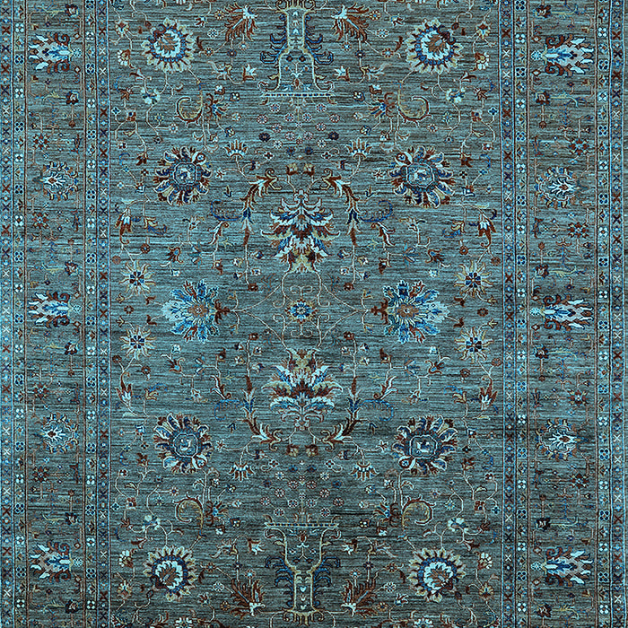 Oriental Light Blue Industrial Rug, urb2425lblu