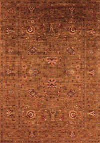 Oriental Orange Industrial Rug, urb2425org