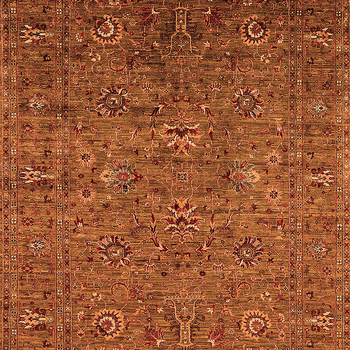 Oriental Orange Industrial Rug, urb2425org