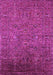 Machine Washable Oriental Pink Industrial Rug, wshurb2425pnk