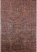 Mid-Century Modern Red Oriental Rug, urb2425