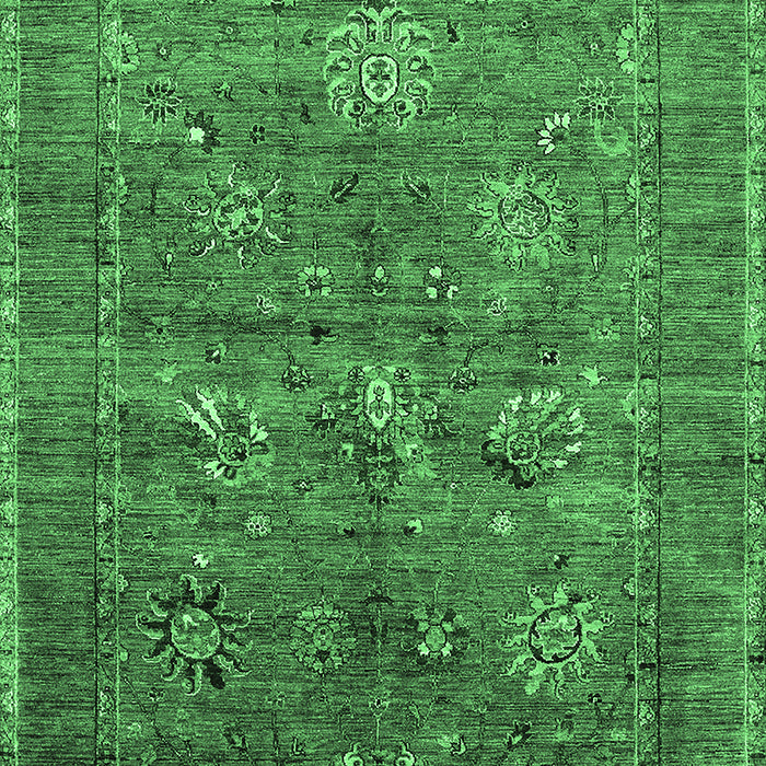 Oriental Emerald Green Industrial Rug, urb2426emgrn