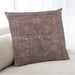 Lifestyle Image of Mid-Century Modern Urban Square Chestnut Brown Throw Pillow, 18 inch by 18 inch, pwurb2426