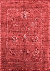 Oriental Red Industrial Rug, urb2426red