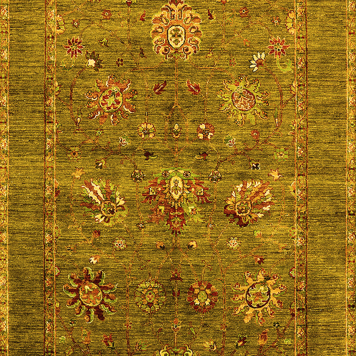 Oriental Yellow Industrial Rug, urb2426yw