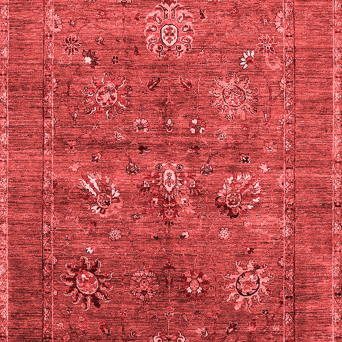 Machine Washable Oriental Red Industrial Rug, wshurb2426red