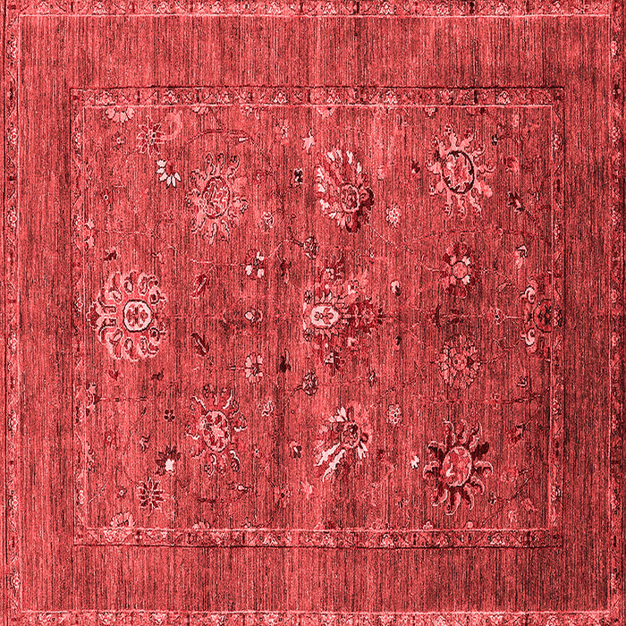 Machine Washable Oriental Red Industrial Rug, wshurb2426red