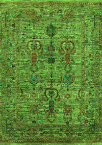 Oriental Green Industrial Rug, urb2427grn