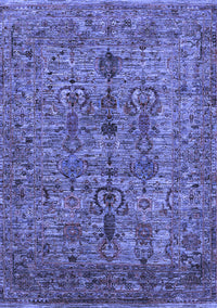 Oriental Blue Industrial Rug, urb2427blu