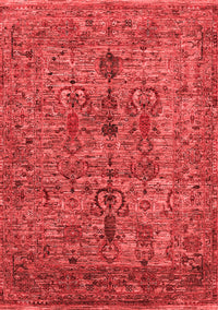 Oriental Red Industrial Rug, urb2427red