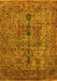 Oriental Yellow Industrial Rug, urb2427yw