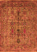 Machine Washable Oriental Orange Industrial Area Rugs, wshurb2427org