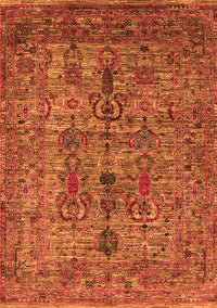 Oriental Orange Industrial Rug, urb2427org