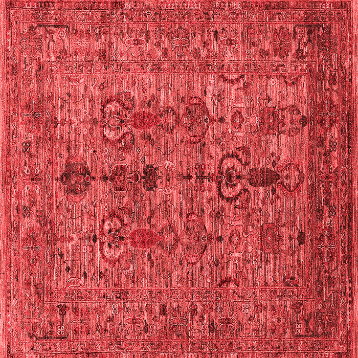 Machine Washable Oriental Red Industrial Rug, wshurb2427red